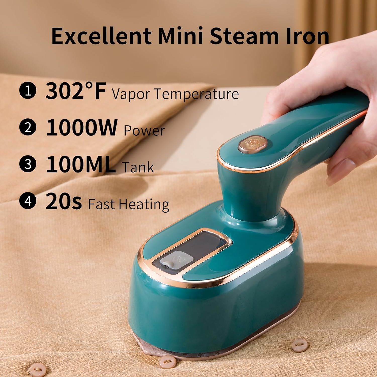 Mini Travel Steamer & Iron
