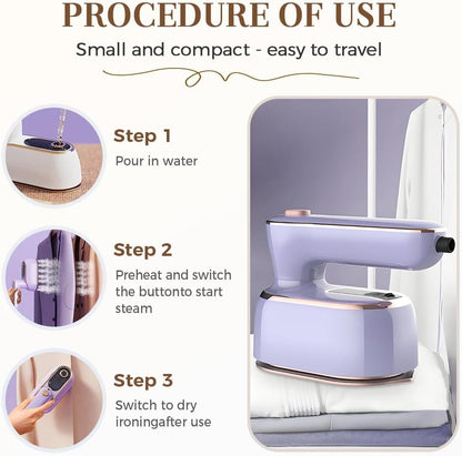 Mini Travel Steamer & Iron